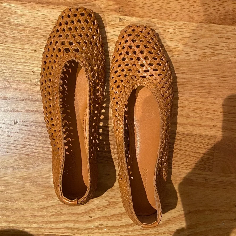 NIB NWT Madewell mylie woven flat baked clay 7.5 - Picture 2 of 4